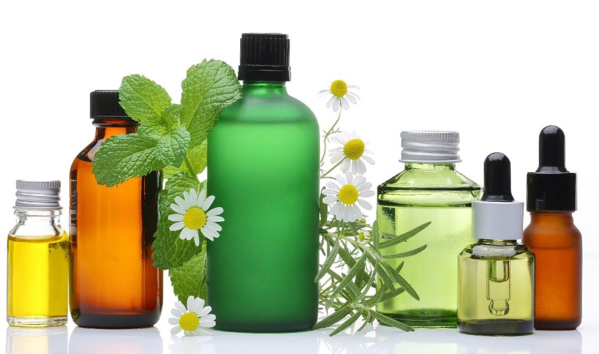 Types d'huiles pour la peau du visage.
