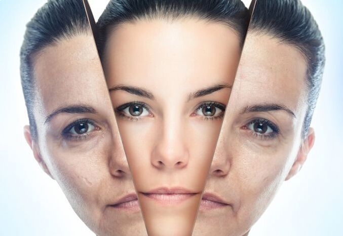 Le processus consistant à éliminer la peau du visage des changements liés à l’âge. 